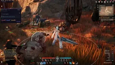 Aion 2 cheat loader mod menu with ESP toggles and automation on PC